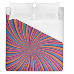 Psychedelic Groovy Pattern 2 Duvet Cover (queen Size) by designsbymallika