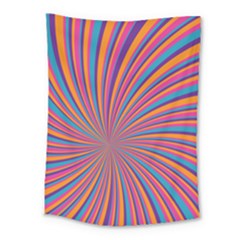 Psychedelic Groovy Pattern 2 Medium Tapestry
