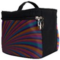 Psychedelic Groovy Pattern 2 Make Up Travel Bag (Big) View2