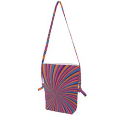 Psychedelic Groovy Pattern 2 Folding Shoulder Bag