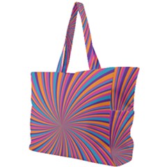 Psychedelic Groovy Pattern 2 Simple Shoulder Bag by designsbymallika
