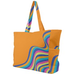 Psychedelic-groovy-pattern Simple Shoulder Bag by designsbymallika