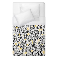 Alphabets Love Duvet Cover (single Size) by designsbymallika