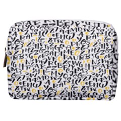 Alphabets Love Make Up Pouch (medium) by designsbymallika