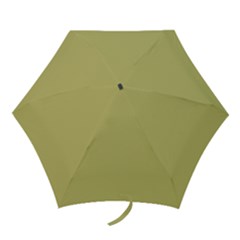 Color Dark Khaki Mini Folding Umbrellas by Kultjers