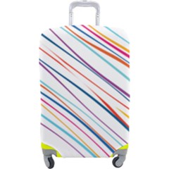 Beautiful Stripes Luggage Cover (Large)