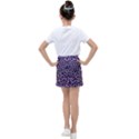 Pattern Leopard Purple Fur Kids  Tennis Skirt View2