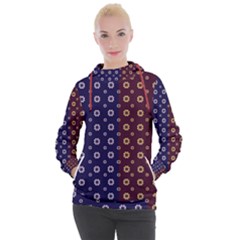 Baatik Print Women s Hooded Pullover by designsbymallika