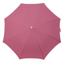 Color Pale Violet Red Straight Umbrellas