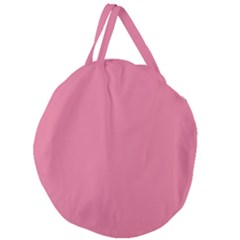 Color Pale Violet Red Giant Round Zipper Tote