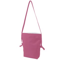 Color Pale Violet Red Folding Shoulder Bag