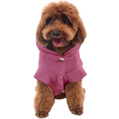 Color Pale Violet Red Dog Coat