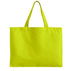 Color Luis Lemon Zipper Mini Tote Bag