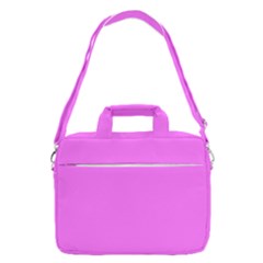 Color Ultra Pink Macbook Pro Shoulder Laptop Bag (large)