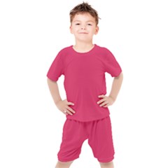 Color Cherry Kids  Tee And Shorts Set