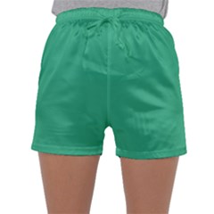 Color Mint Sleepwear Shorts by Kultjers