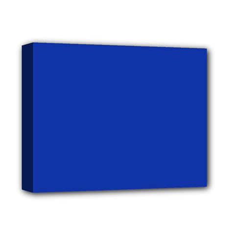 Color Egyptian Blue Deluxe Canvas 14  X 11  (stretched)