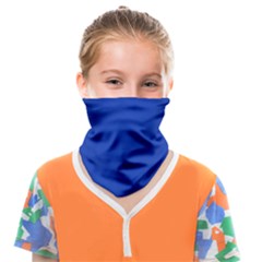 Color Egyptian Blue Face Covering Bandana (kids) by Kultjers