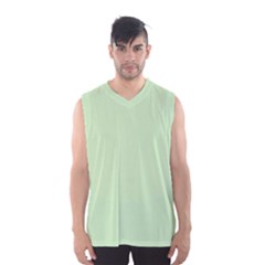 Color Tea Green Men s Basketball Tank Top