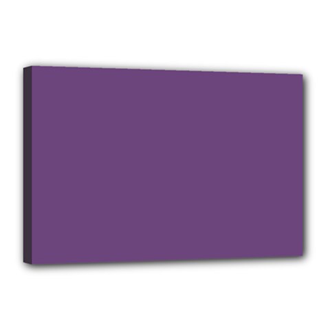 Color Purple 3515u Canvas 18  X 12  (stretched) by Kultjers