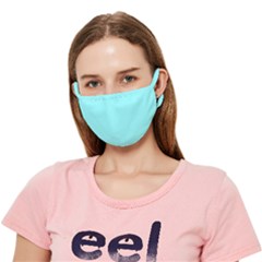 Color Ice Blue Crease Cloth Face Mask (adult) by Kultjers