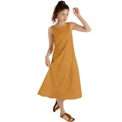 Color Butterscotch Summer Maxi Dress by Kultjers