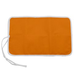 Color Ut Orange Pen Storage Case (l) by Kultjers