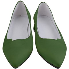 Color Artichoke Green Women s Block Heels  by Kultjers