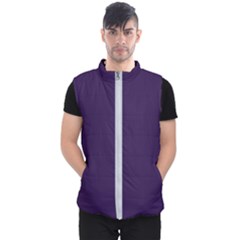 Color Russian Violet Men s Puffer Vest by Kultjers