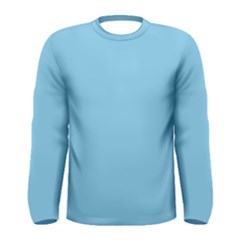 Color Baby Blue Men s Long Sleeve Tee