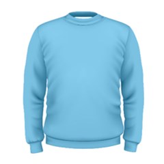 Color Baby Blue Men s Sweatshirt