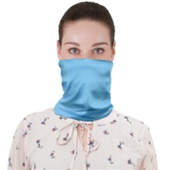 Color Baby Blue Face Covering Bandana (Adult)