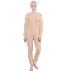 Color Apricot Women s Lounge Set by Kultjers