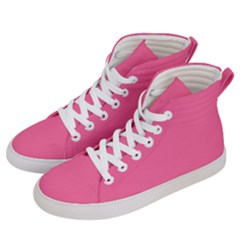 Color French Pink Men s Hi-top Skate Sneakers by Kultjers