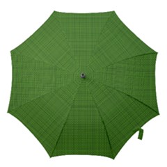 Green Knitted Pattern Hook Handle Umbrellas (medium) by goljakoff