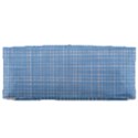 Blue knitted pattern Canvas Travel Bag View4