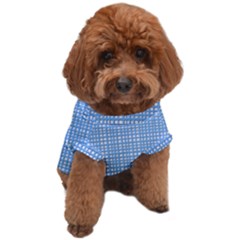 Blue knitted pattern Dog T-Shirt