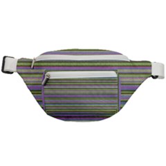 Line Knitted Pattern Fanny Pack by goljakoff