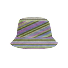 Line Knitted Pattern Inside Out Bucket Hat (kids) by goljakoff