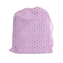 Hexagonal Pattern Unidirectional Drawstring Pouch (2xl)