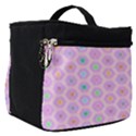 Hexagonal Pattern Unidirectional Make Up Travel Bag (Small) View1