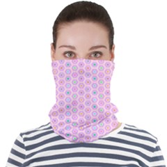 Hexagonal Pattern Unidirectional Face Seamless Bandana (adult)