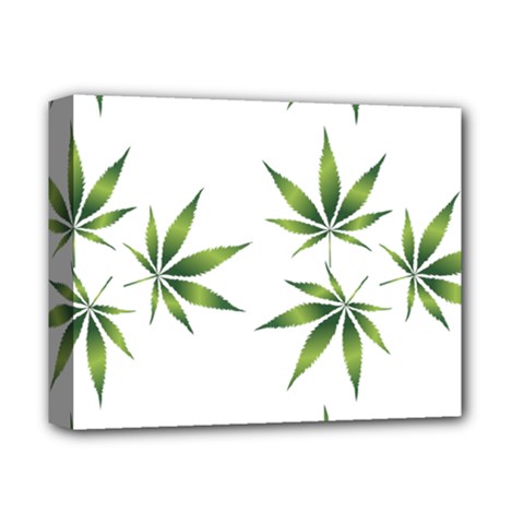 Cannabis Curative Cut Out Drug Deluxe Canvas 14  X 11  (stretched)