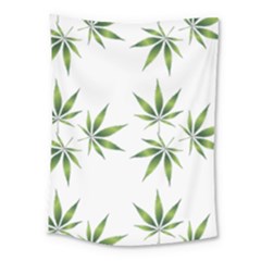 Cannabis Curative Cut Out Drug Medium Tapestry