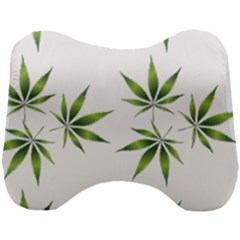 Cannabis Curative Cut Out Drug Head Support Cushion by Dutashop