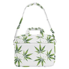 Cannabis Curative Cut Out Drug Macbook Pro Shoulder Laptop Bag (large) by Dutashop