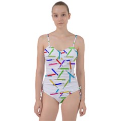 Pen Pencil Color Write Tool Sweetheart Tankini Set by Dutashop