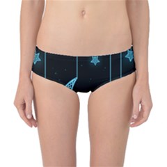 Moon Star Neon Wallpaper Classic Bikini Bottoms