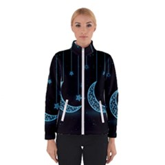 Moon Star Neon Wallpaper Winter Jacket