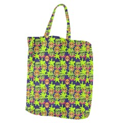 Smiley Background Smiley Grunge Giant Grocery Tote by Dutashop